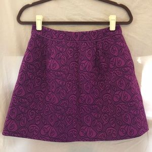 NWOT Anthro HD in Paris Prunus Brocade Skirt